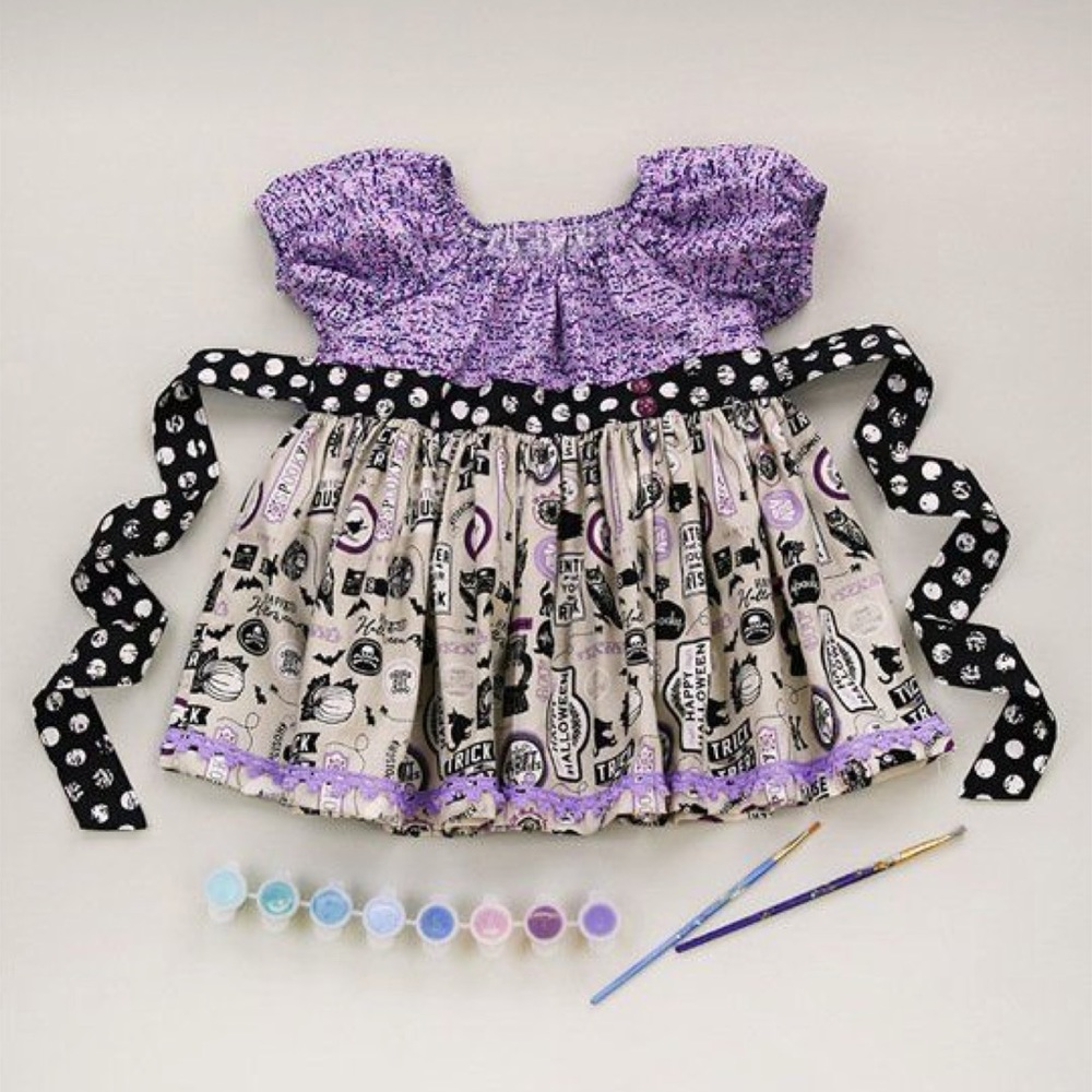 Hocus Pocus Matilda Jane Platinum peasant top